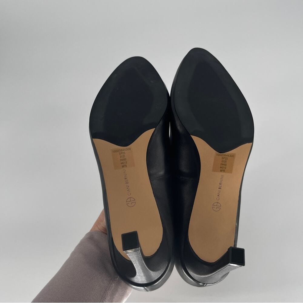 Giani Bernini Verronica Almond Toe Pump heels black beauty - 7 - Picture 11 of 14